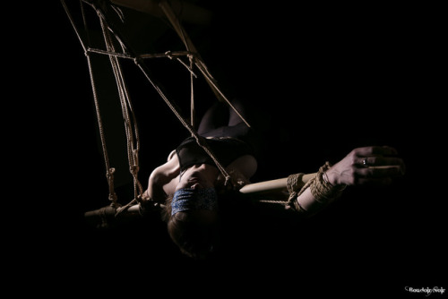 boshai:  Strange experiments with rope and bamboo, with Mr Jay  photographed by the singular BoudoirNoir 