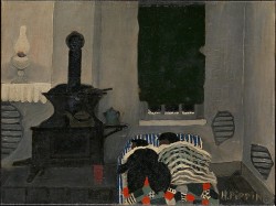 themodernartists: Horace Pippin (1888-1946), Asleep, 1943. Oil on canvas board.