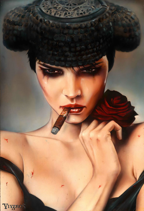 XXX asylum-art:  Seductive Female Paintings by photo