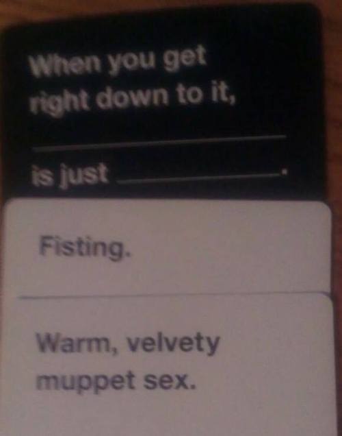 Funny. 