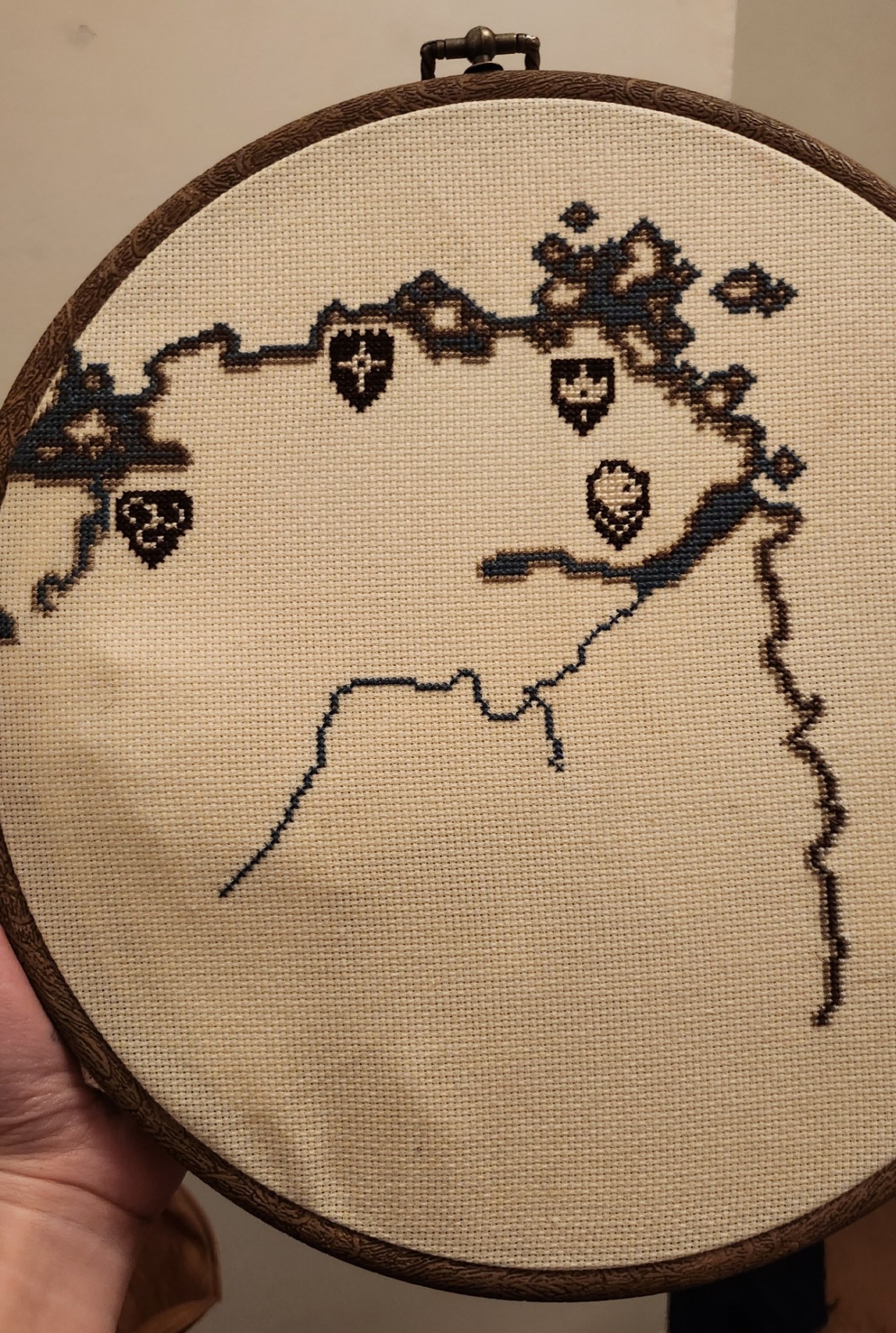 Tastes of Tamriel — Done with the base pattern! Just doing some gold