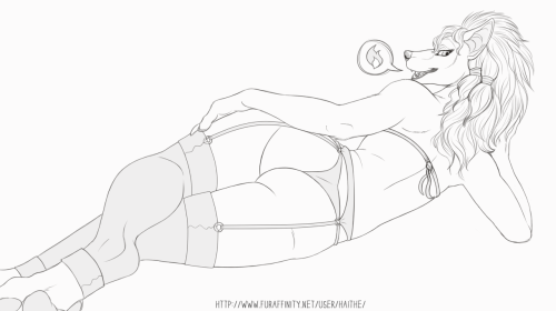 haithecharren:  Turn up the heat baby~ Sketch for ECmajor    And some worgenbutt :>