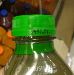 Look, I found a juice with the same expiration date as America.