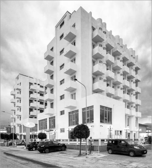 Balconymania. Hotel Universal, Senigallia (AN), Italy.  Photo: © Wolfram Mikuteit  