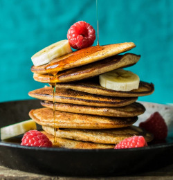 lustingfood:  3 Ingredient Paleo Pancakes 