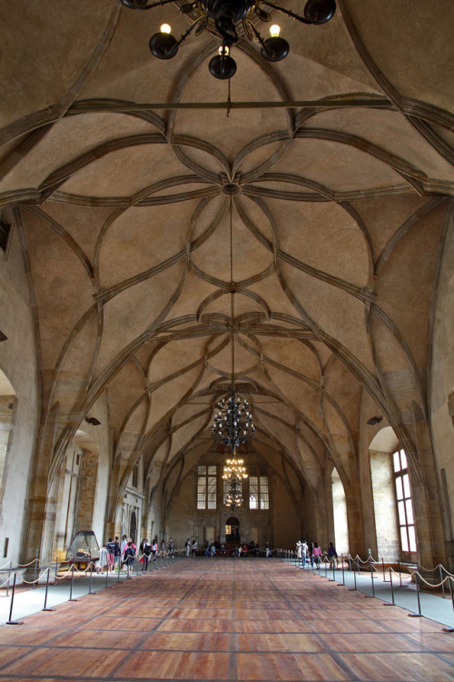 czechdailyphoto: 15th century Vladislav Hall in Prague Castle