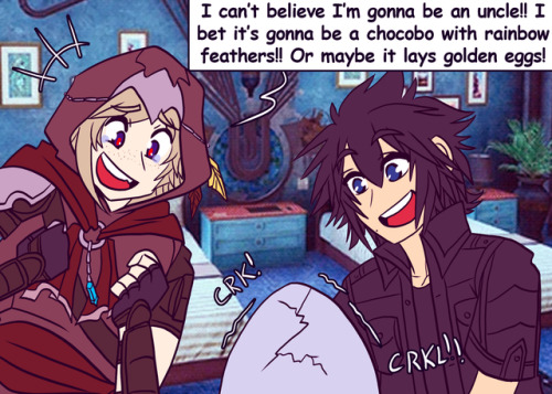 destiny-islanders:  I guess you could say that the Dream Egg from the Moogle Chocobo Carnival wasn’t… eggsactly what I was eggspecting. …I’ll show myself out.