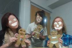tyleroakley:  katxrenee:  So today we decorated gingerbread men and my friend decided to face swap them.  NO.