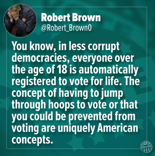 recall-all-republicans: professorelemental: phroyd: Republicans Are Not Protecting Voting Rights! Th