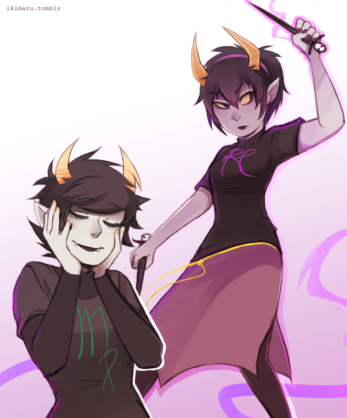 ikimaru:thinking of future gf c:from when Kanaya thought Rose was also a troll