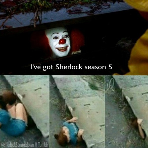 sherlock5countdown: *1,203 days* I would reach down that storm drain in a heartbeat (also has this m