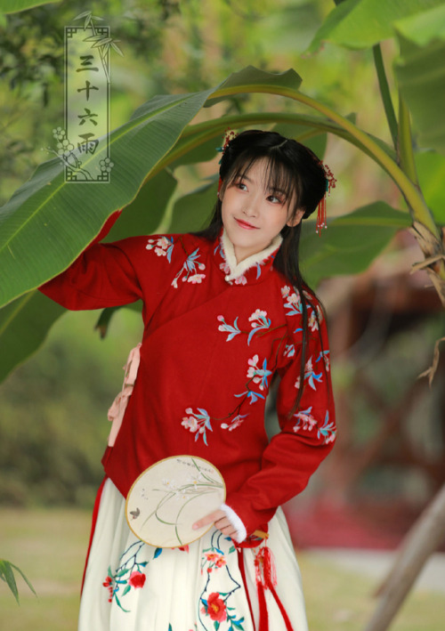 Modified Chinese hanfu by 三十六雨