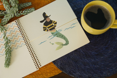 alistofbeauties:  Some photos of my new (and first!) book, Tops and Bottoms; painted in mid-century 