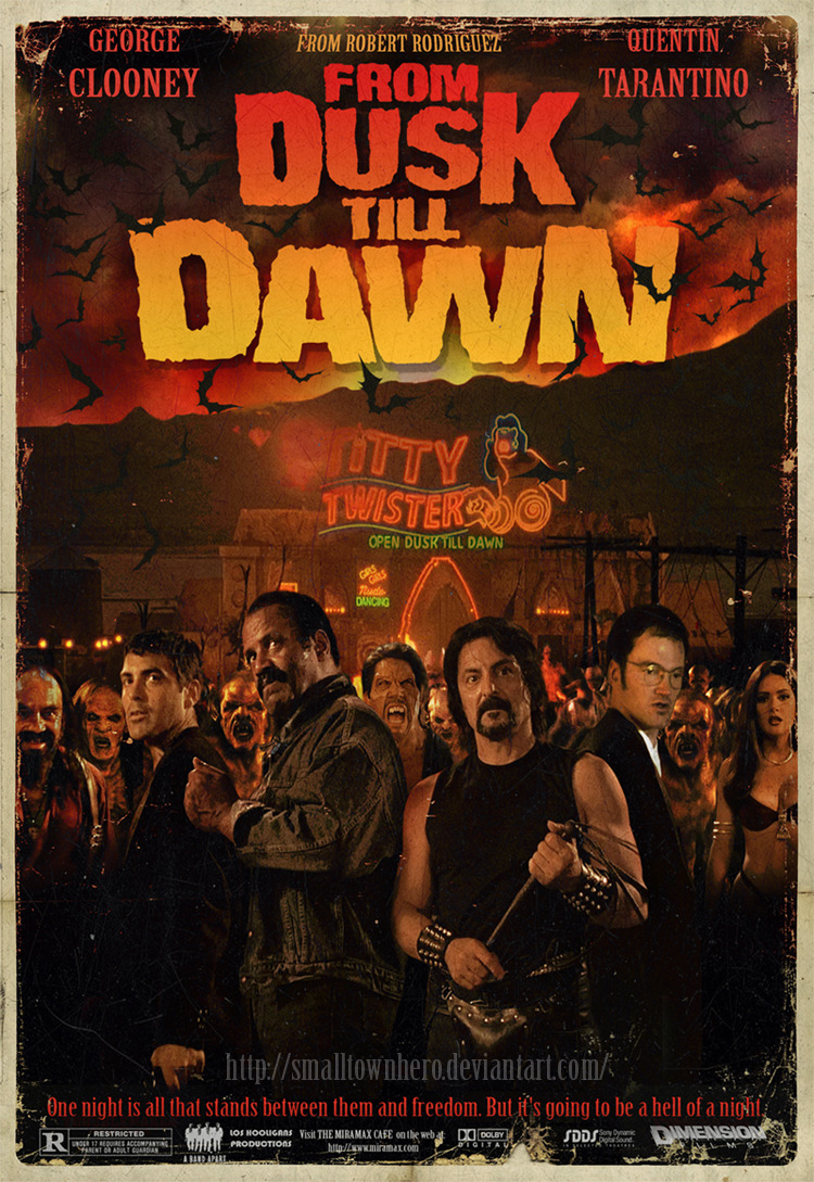 midnightmurdershow:  From Dusk Till Dawn poster by smalltownhero 