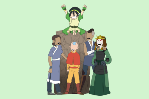 gu-m-an:aang avatar  start ~ team avatar ending.team avatar is Best friend !! XD