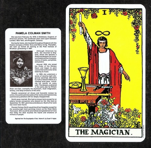 johnthestitcher:The Magician Tarot Card in 14-count Aida Cloth. Probably an ‘illegal&rsqu