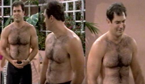 straightmenworshipping:  Hung DILF actor Patrick Warburton naked hot, hairy, handsome, hunky and hung!!!  