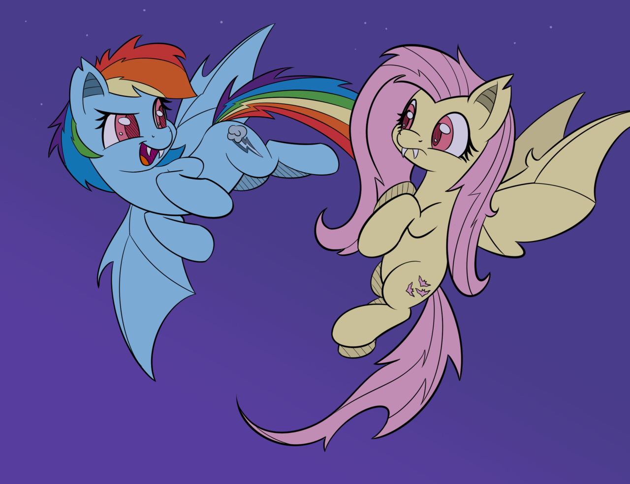 esfelt:  NATG VIII Day Six:  Draw a pony as another species / Draw a pony transforming