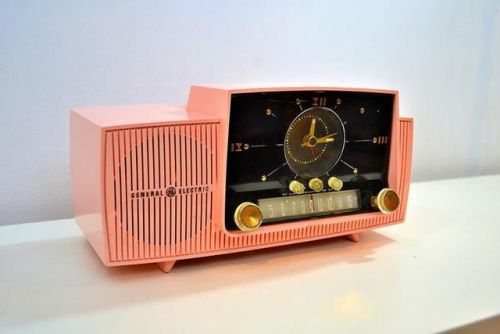 Rose Pink 1959 General Electric Model C-4340 Tube AM Clock | Etsy