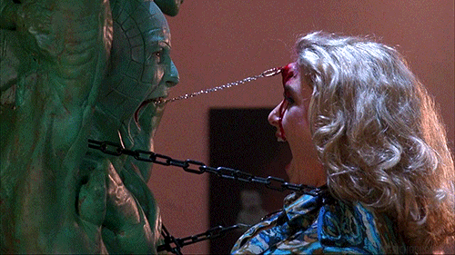 classichorrorblog:Hellraiser III: Hell on Earth (1992)Directed by Anthony HickoxAn investigative reporter must send the newly unbound Pinhead and his legions back to Hell.