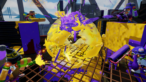 splatoonus:  NEWS FLASH! Tomorrow evening at 7 PM PT, a new mode will join Splat Zones and Tower Control in the Ranked Battle playlist!  Introducing…. Rainmaker! In Rainmaker, both teams compete to snag the, uhhh, Rainmaker. Once you’ve got it, the