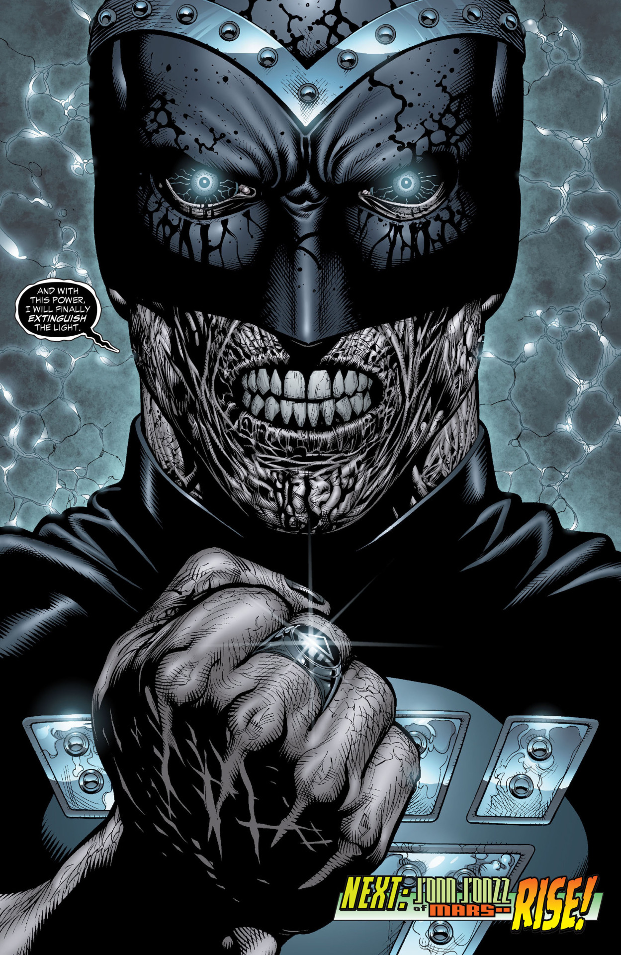 highendcollectibles:  Green Lantern 43 - Prologue to Blackest NightBlack Hand kills