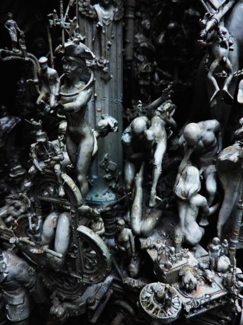 Ascension of Eos by Kris Kuksi.More Sculptures here.