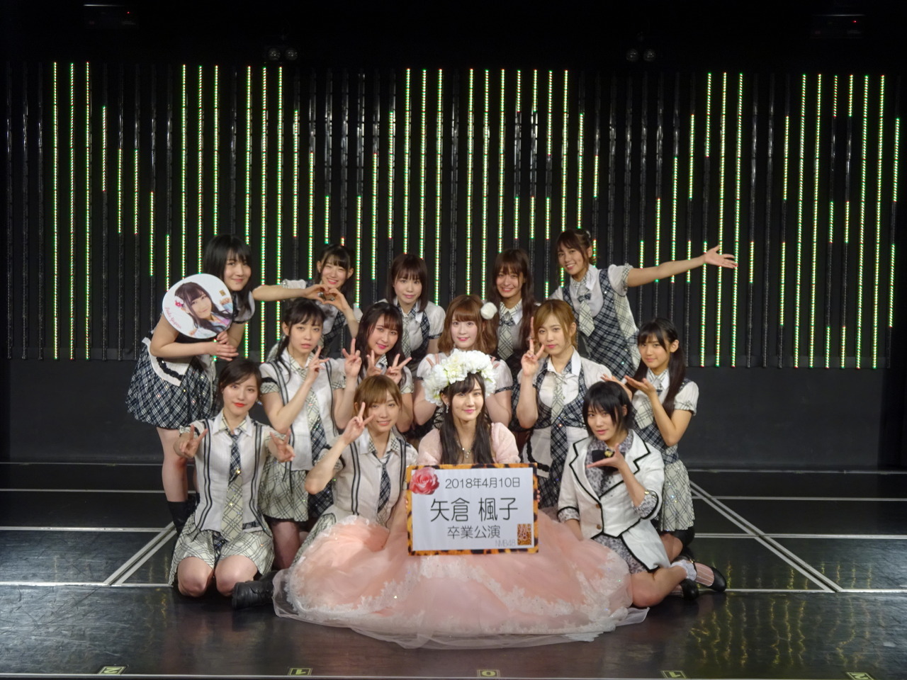 sayamirupost:180410 NMB48 Team BII - Yagura Fuuko graduation stage
