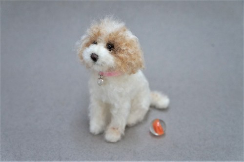  A needle felted dog portrait. Happy New Year! 