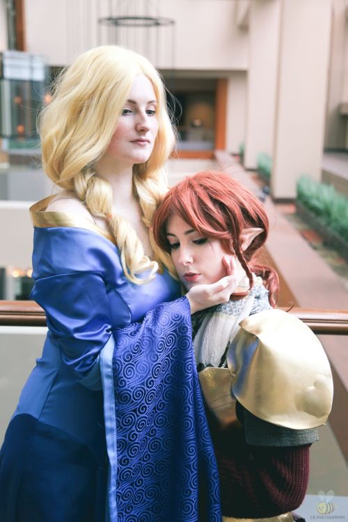 awkwardcritter: puku-productions: Allura Vysoren and Lady Kima of Vord (aka actual critter girlfrien