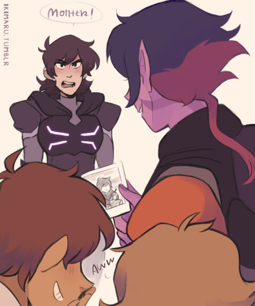 ikimaru: there was a suggestion for Krolia showing pics to the others hehe