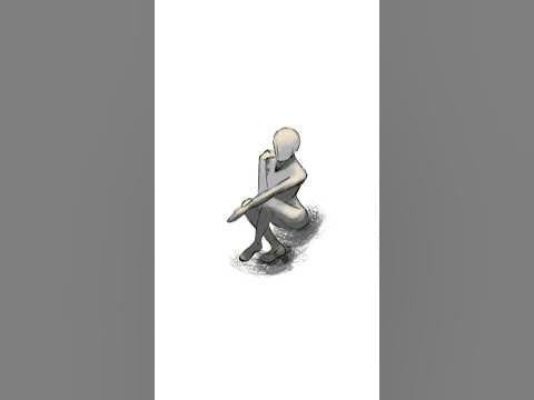 Figure Drawing Yoga Pose