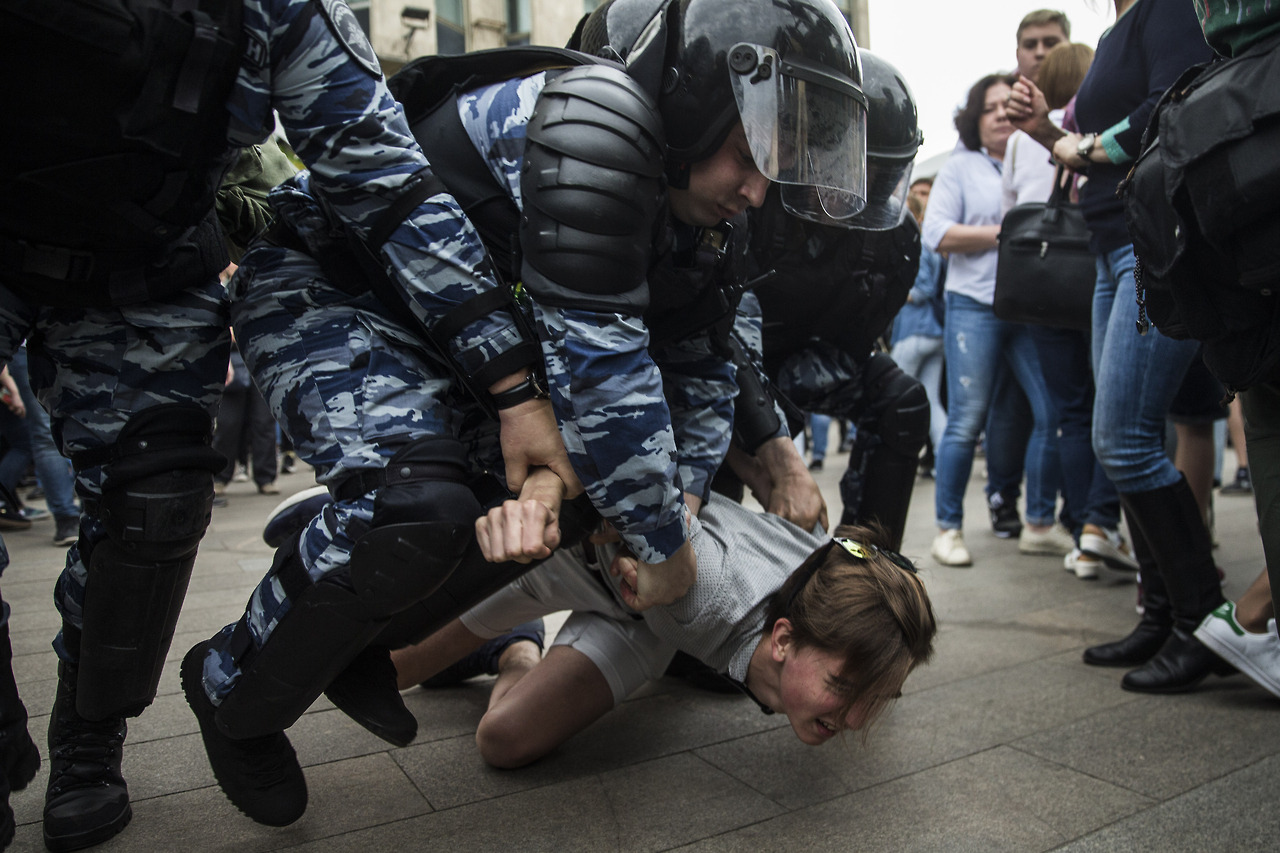 micdotcom:  Hundreds arrested in anti-Putin protests in MoscowThe Russian government