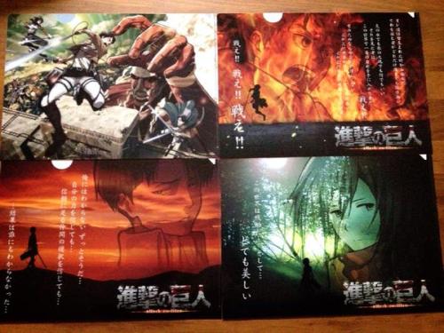  Some additional merchandise from SNK THE REAL at Universal Studios Japan! (Source)  Beautiful backdrops!