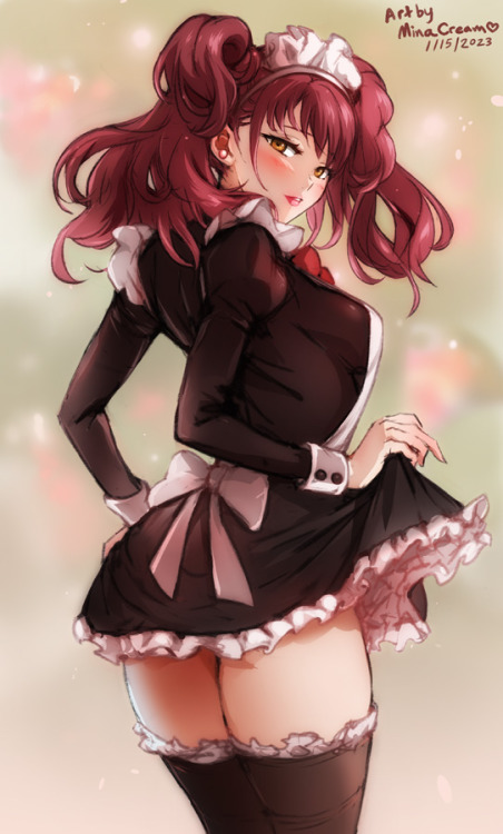#919 Rise Kujikawa - maid outfit (Persona 4)Watch me draw her - process video here.Support