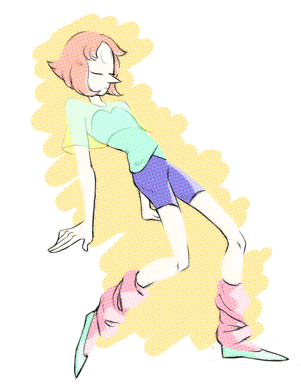 reaill:  this was supposed to be a srs pose not of pearl but then it turned into