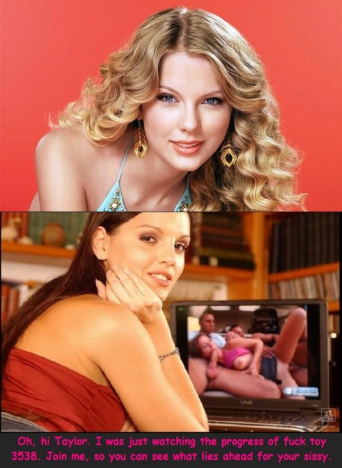 Porn Pics Taylor Swift drops by the sissy training