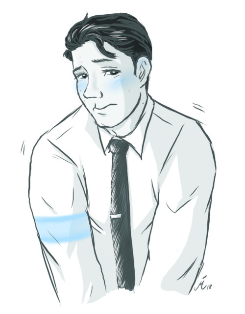 maximproving: “Hank..? May I have my coin back…?” A kinda embarrassed Connor I&rs