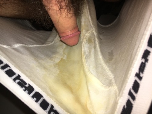 Current state of a borrowed pair of underwear from a filth buddy