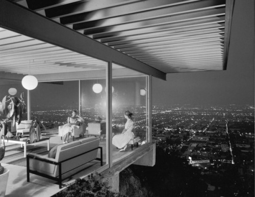 Photographing Stahl House in Los Angeles, California, Julius Shulman 1960