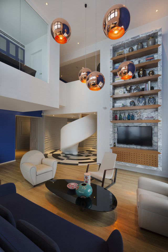 hyper-caine:  Dariel Studio’s Blue Penthouse | Source | HC 