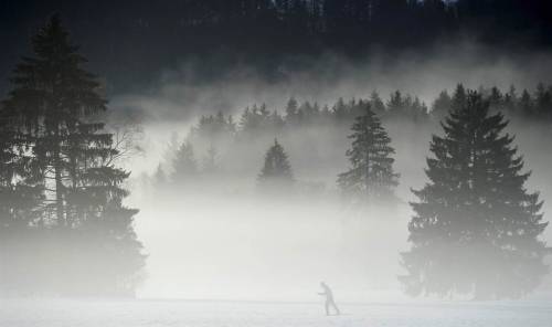 Sex Traversing the mist (cross-country skier pictures