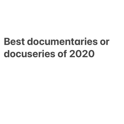 No one asked, but as a #documentaryfilm lover AND a documentary film MAKER I felt my opinion in thes