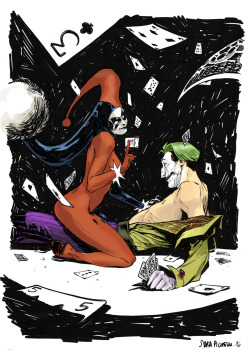 romanadvoratrelundar:  Joker and Harley by