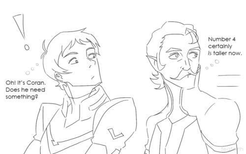 Don’t worry, Lance. I’m sure Keith is just .5 inches taller because of his hair.About half a day lef