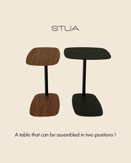  STUA Meseta, a table that can be assembled in two positions. You choose! A Jon Gasca design.MESETA: