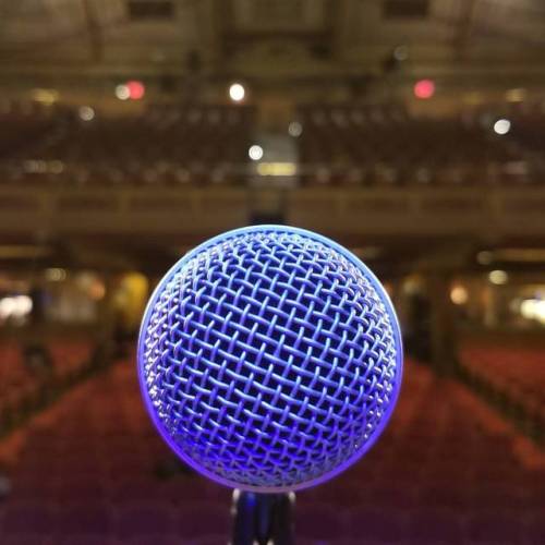 Mic check . . . . . #tarrytownmusichall #tarrytown #Palestine #Wespac #poetry #comedy #dabke