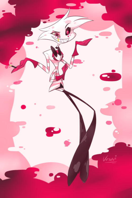And here we have a lovable jerk.Angel Dust and Hazbin Hotel belongs to www.tumblr.com/d