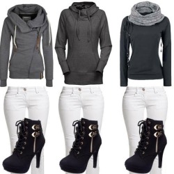 ideservenewshoesblog:  Fashionable Womens Ankle Boots With Zipper and Buckle Design - Black