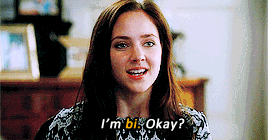 bi-trans-alliance:onceuponaswanqueen:bisexual characters + using the word ‘bi/bisexual’Another addit